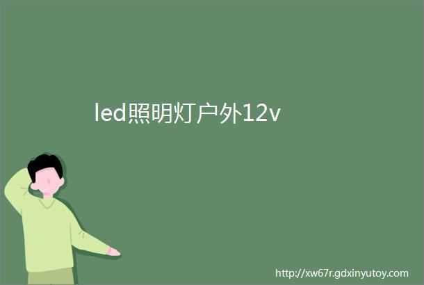 led照明灯户外12v